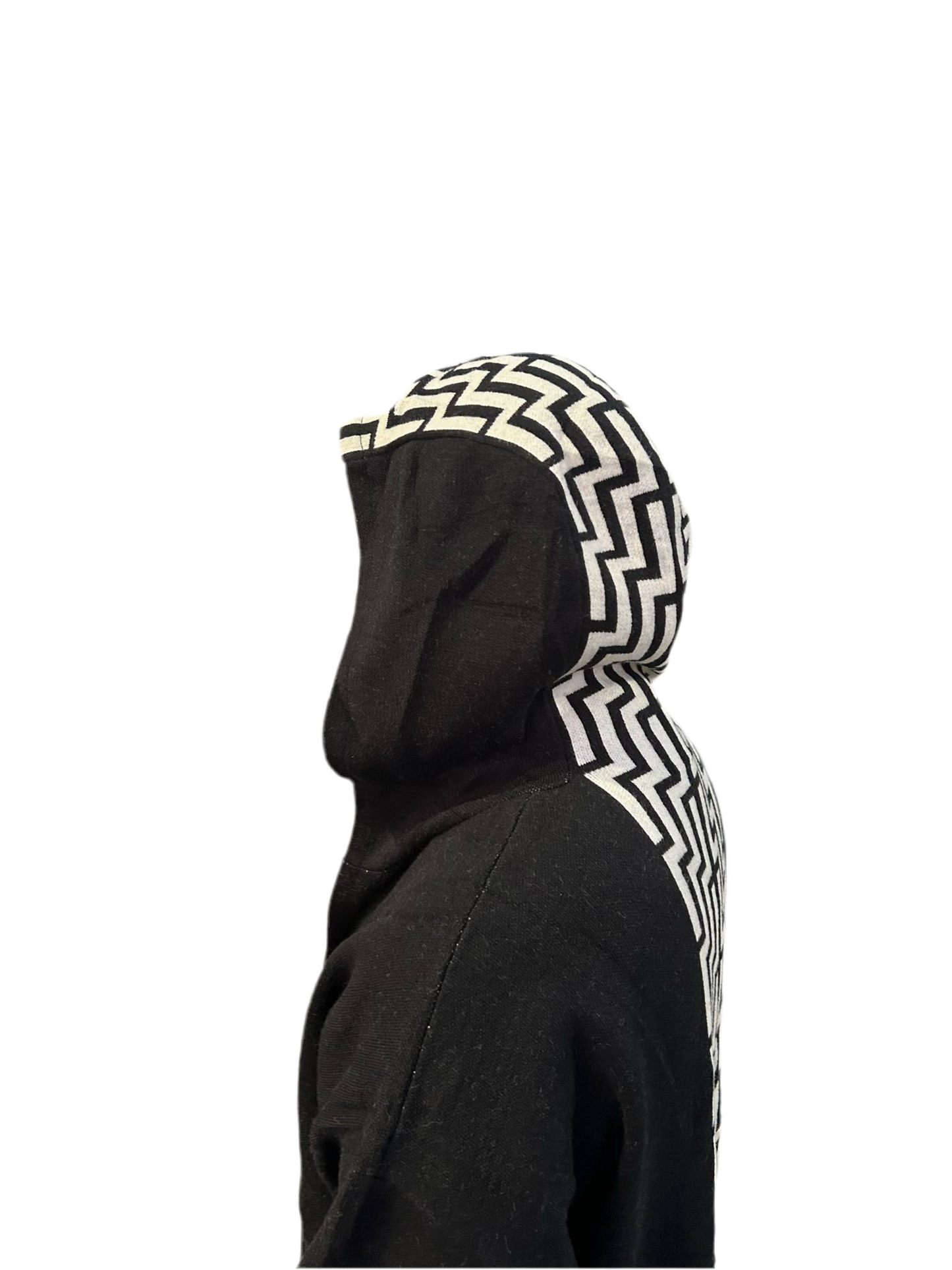 Poutama Hooded Kākahu (Cardigan)