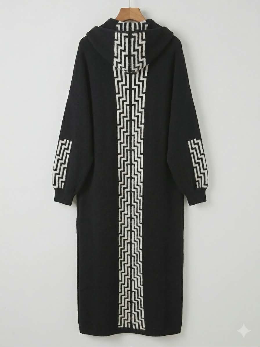 Long cuddly poutama cardigan