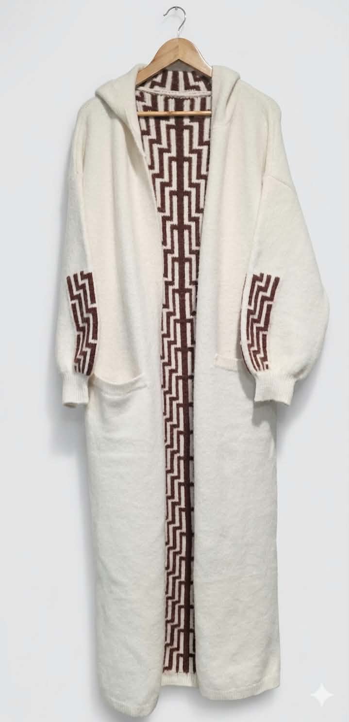 🤍 Poutama Snuggle Hooded Cardigan 🤍